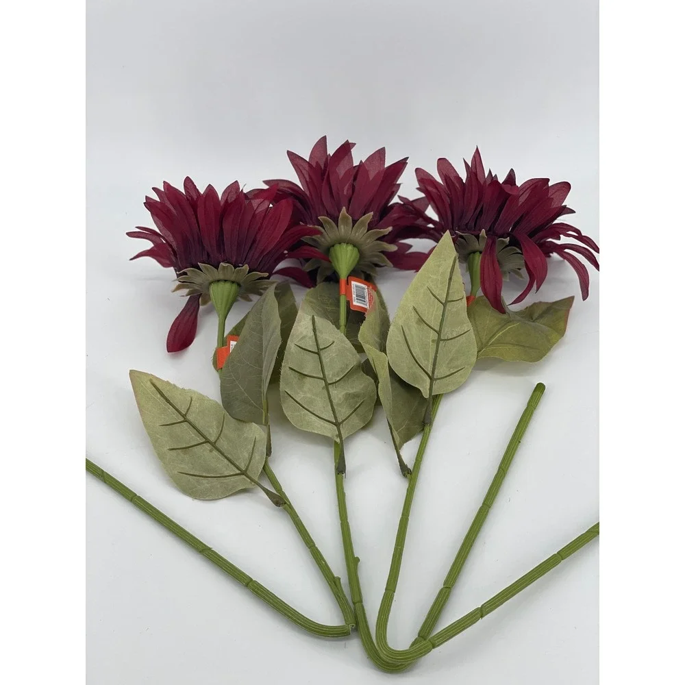 Lot of 22 Ashland Artificial Floral Bundle OS Burgundy Red Fall Decor Excellent